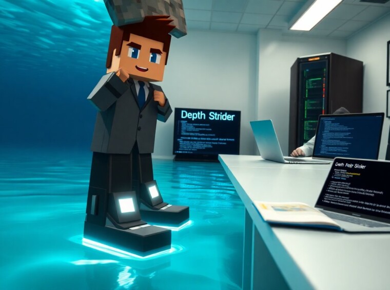 Depth Strider In Minecraft: Master Water Movement (2026 Guide + PlugboxLinux Server Tips)